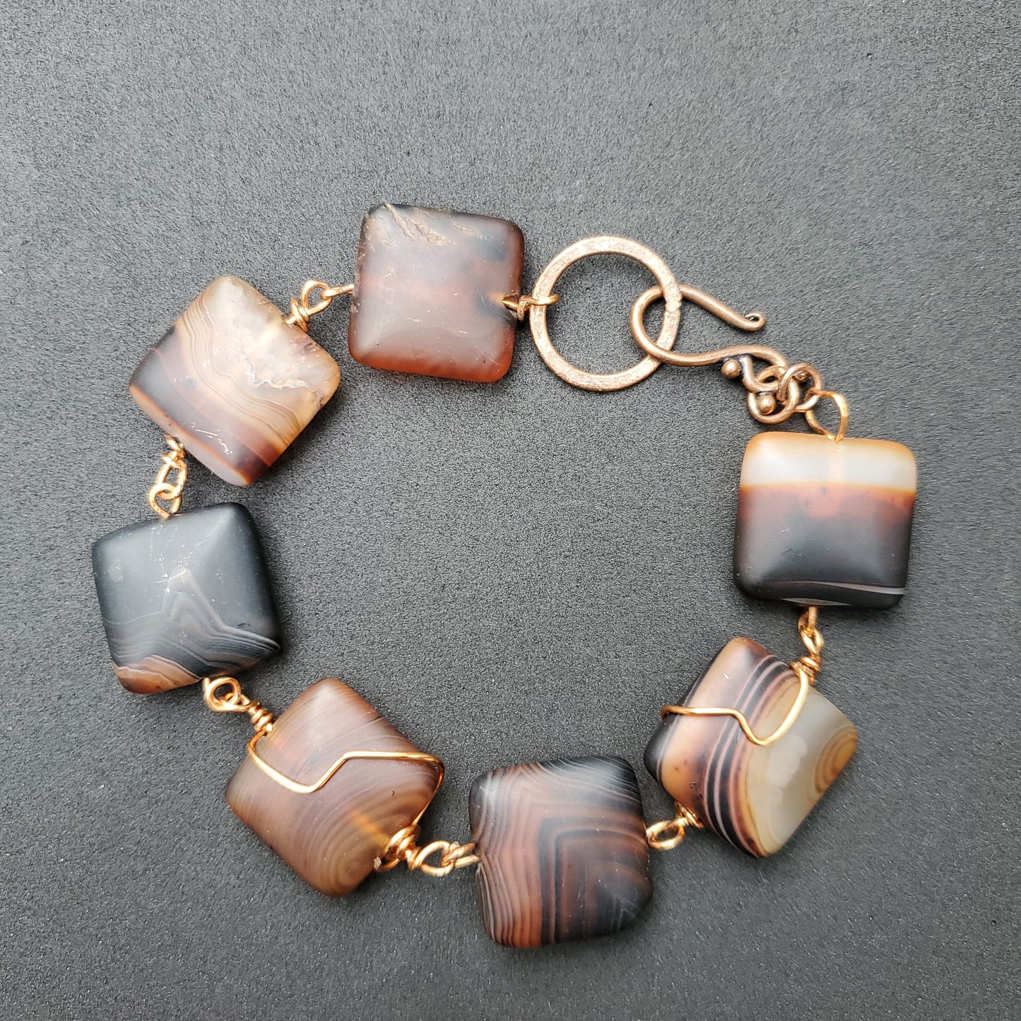 Multi Brown Hued Bracelet