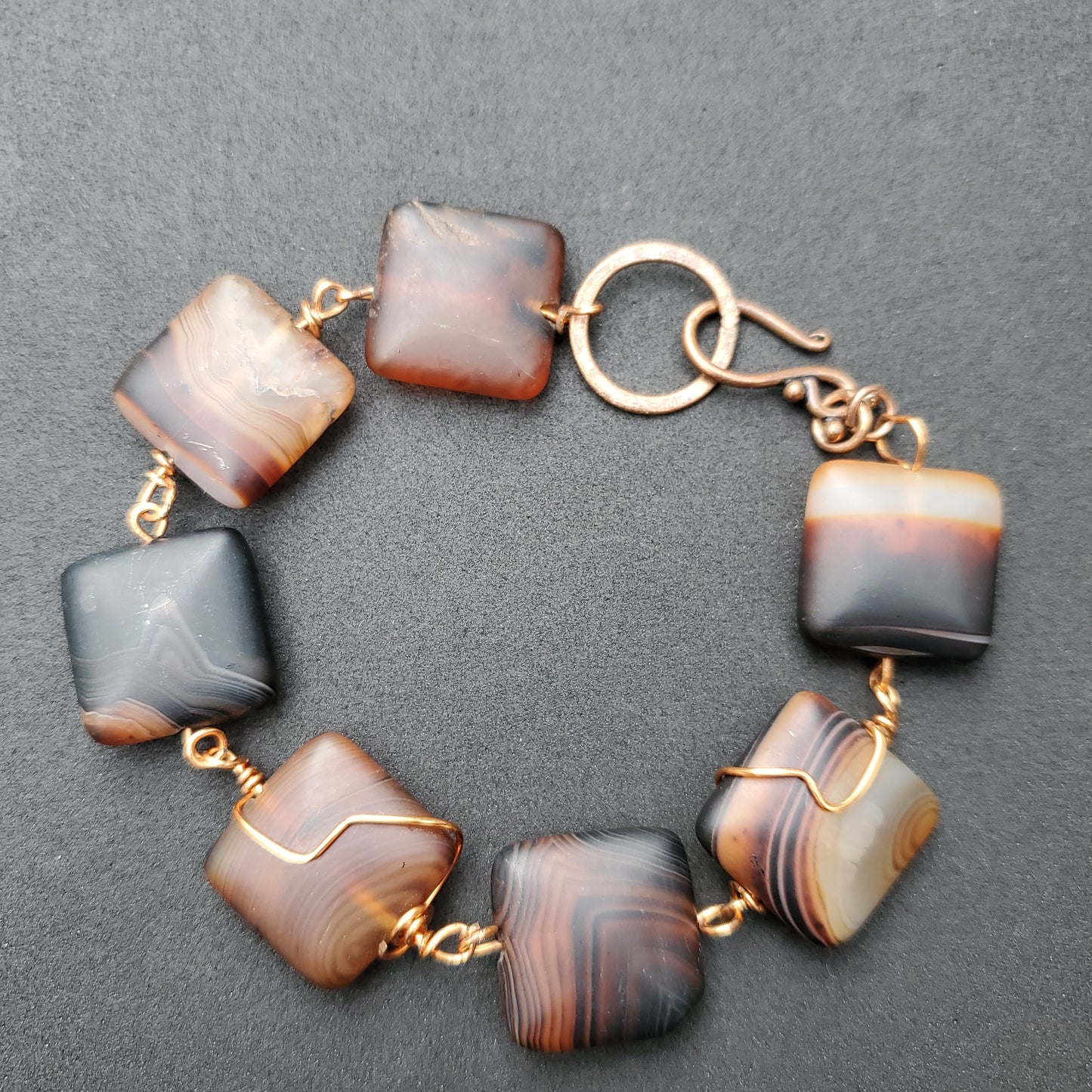 Multi Brown Hued Bracelet