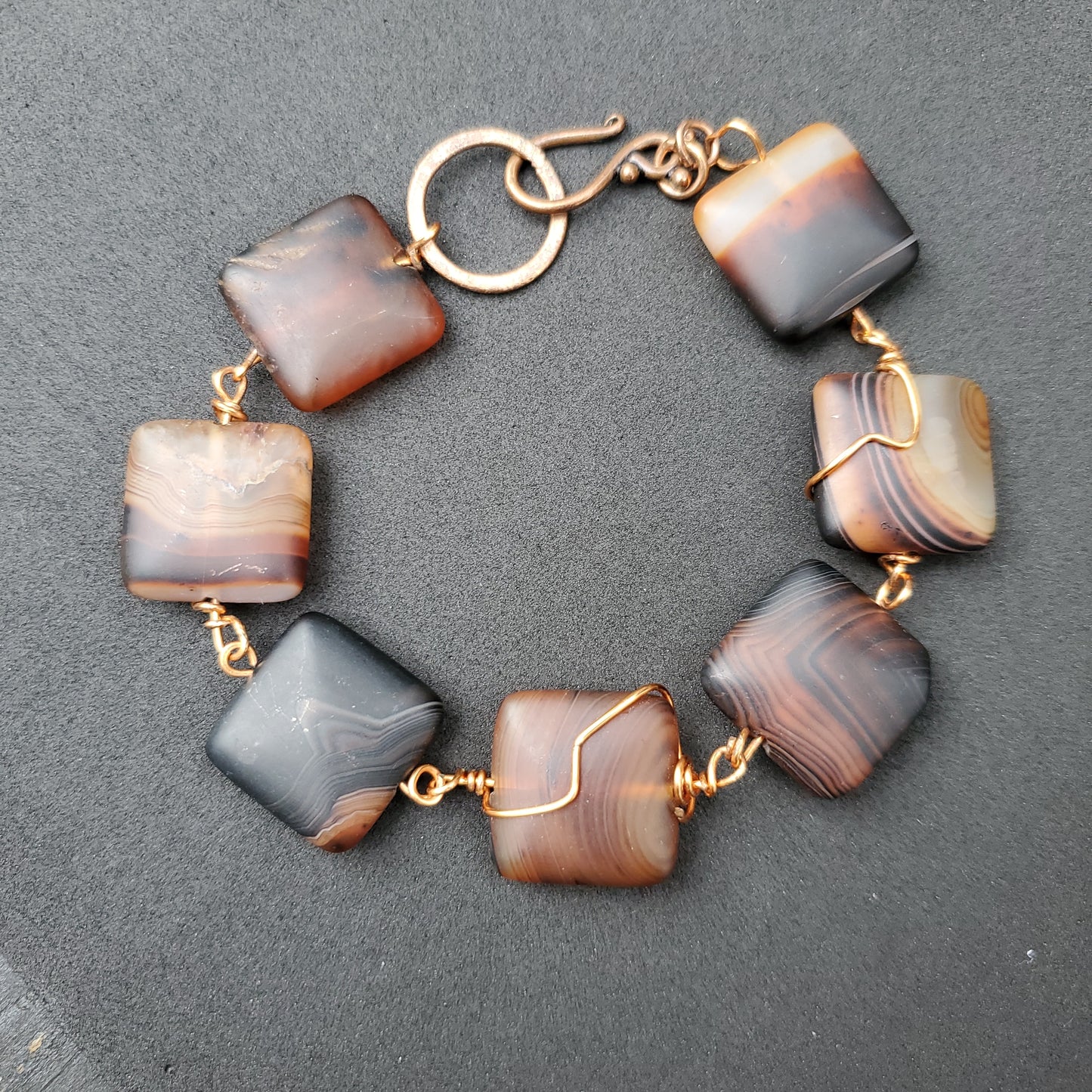 Multi Brown Hued Bracelet