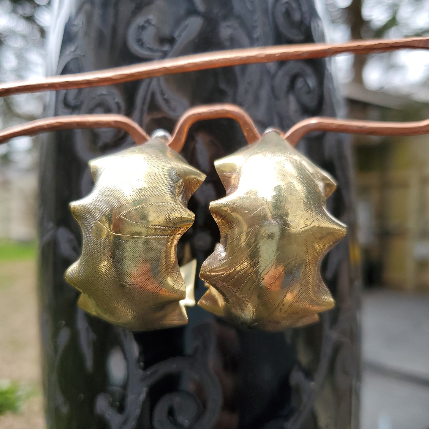 Etched Cuff Earrings