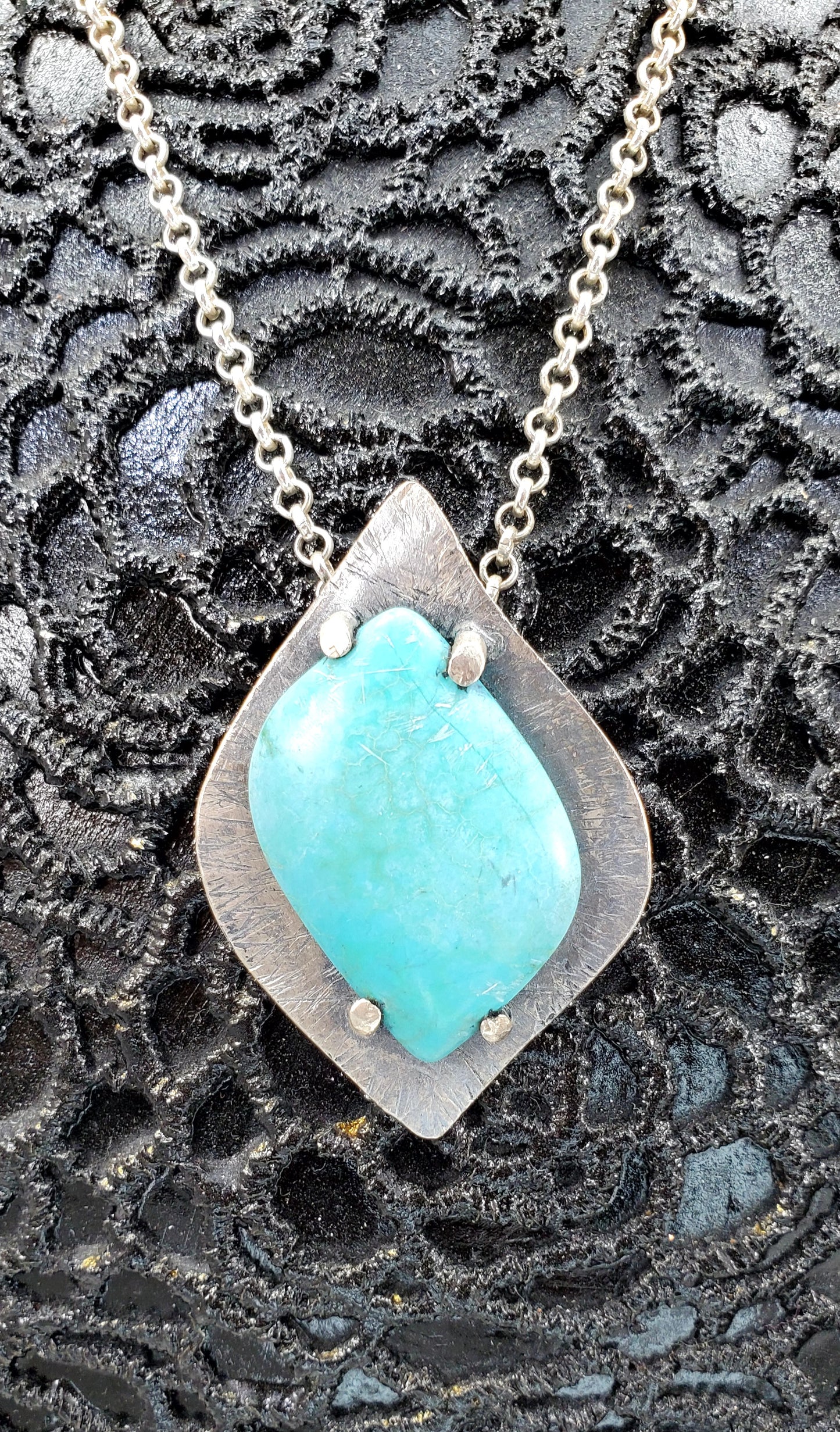 Turquoise & Sterling Silver Necklace