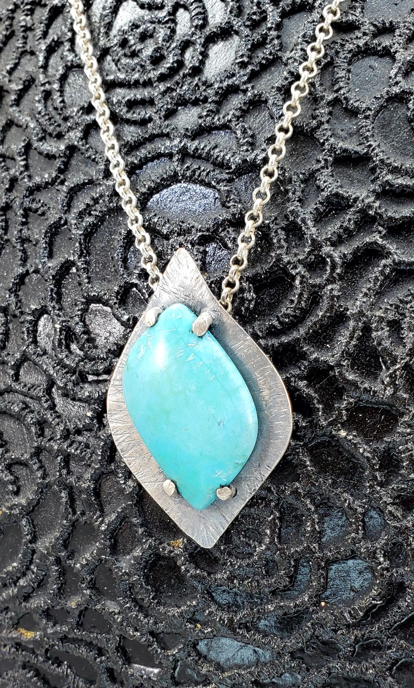 Turquoise & Sterling Silver Necklace