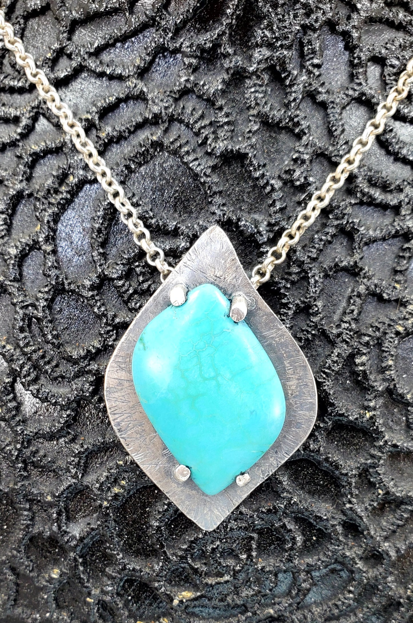 Turquoise & Sterling Silver Necklace