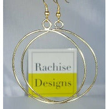 Brass Hoop Earrings
