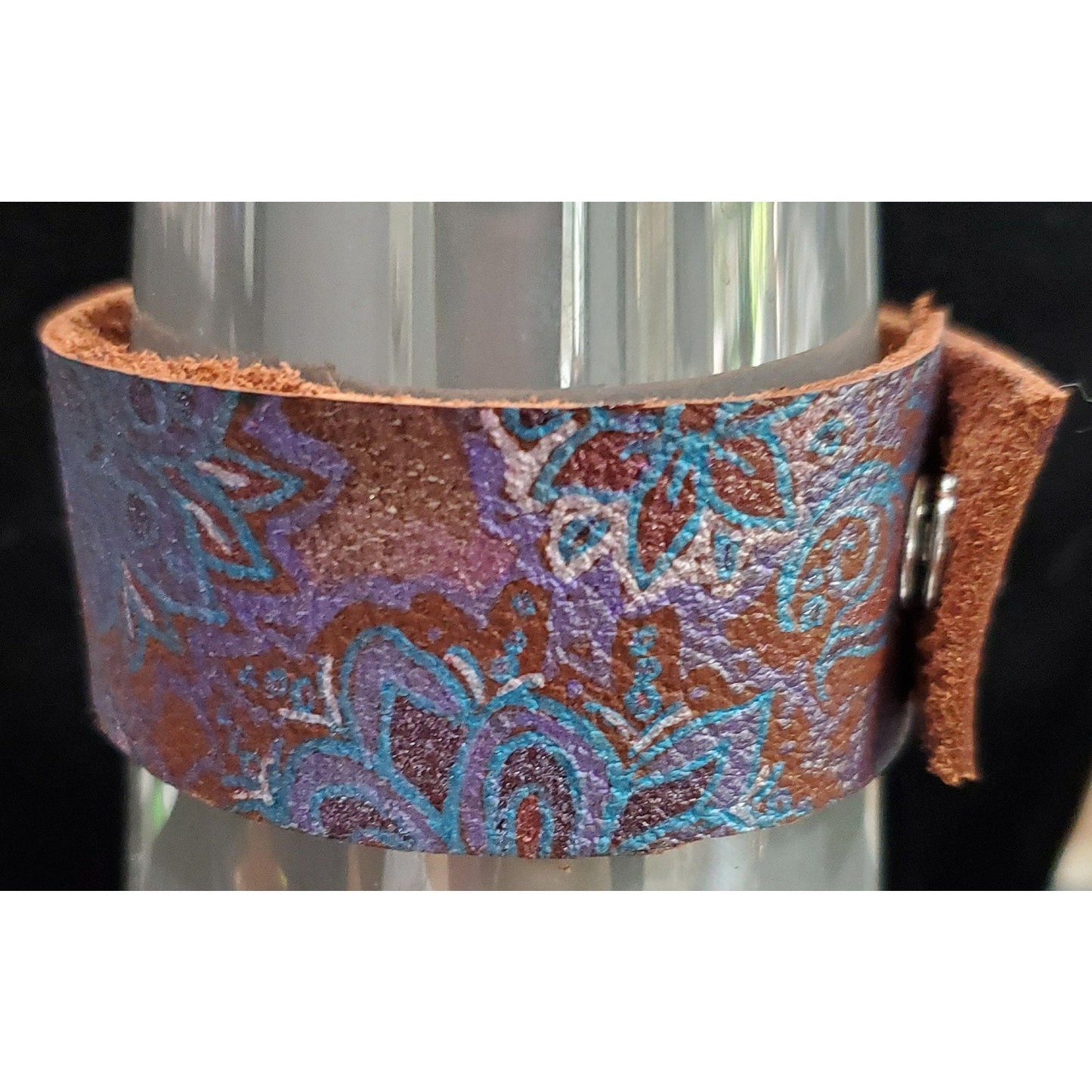 Hand Painted Leather Bracelet