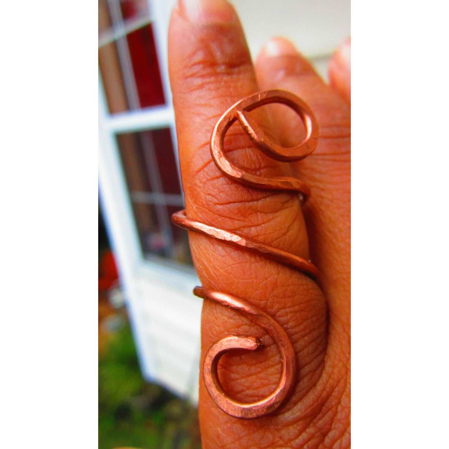 Hammered Copper Ring